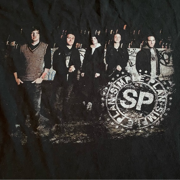 Vintage Simple Plan concert teeshirt size large black - Picture 2 of 7